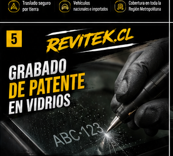 Grabado de patente en vidrios