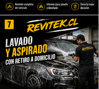 Lavado y aspirado con retiro a domicilio